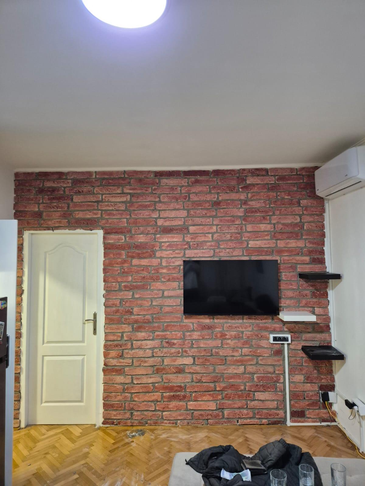 Realizovan projekat dekorativne cigle 11 - Cigla Art profesionalno opremanje enterijera i fasada